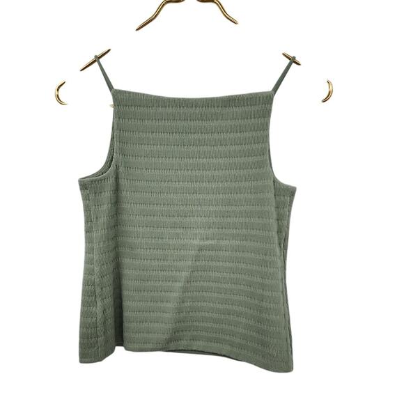 LNA Lena High Neck Tank Sage Square Neck Tank Top Green Size XS - Picture 4 of 8